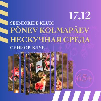 ПРОГРАММА для Сениоров «Рождество в замке» (RUS)