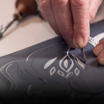 Цветная линогравюра