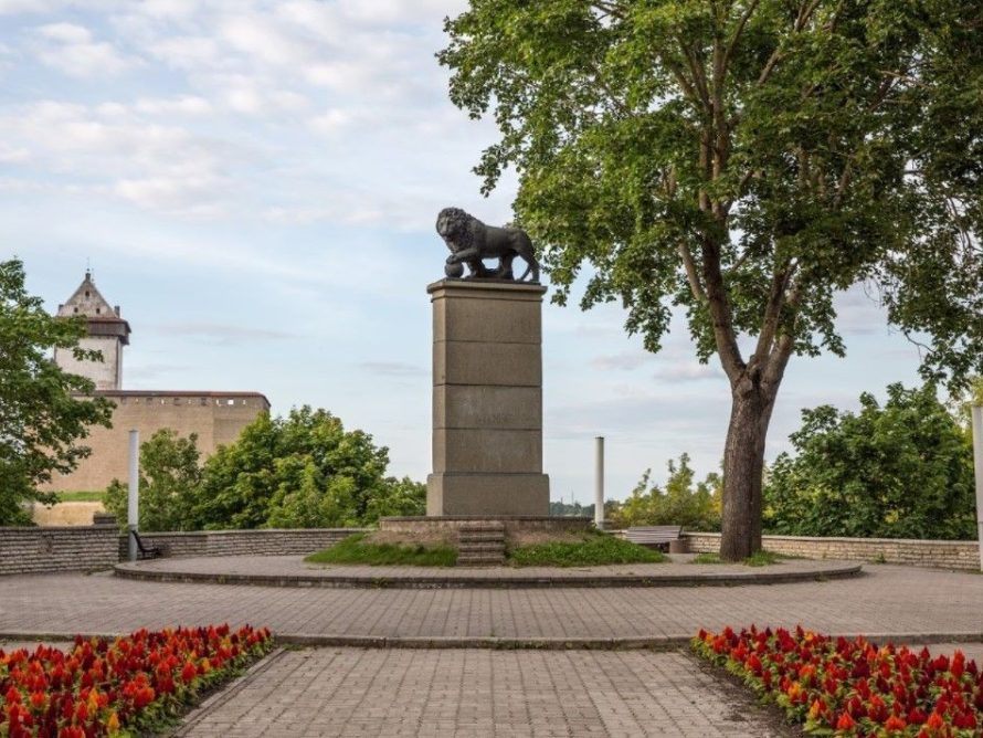 Mälestusmärk Rootsi lõvi. Markova, Anna. 2019