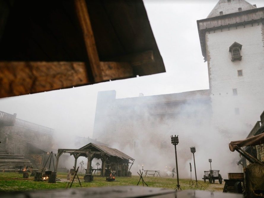 Apteeker Melchiori filmivõtted Narva linnuse Põhjaõues. Volkova, Anastassia. 2020