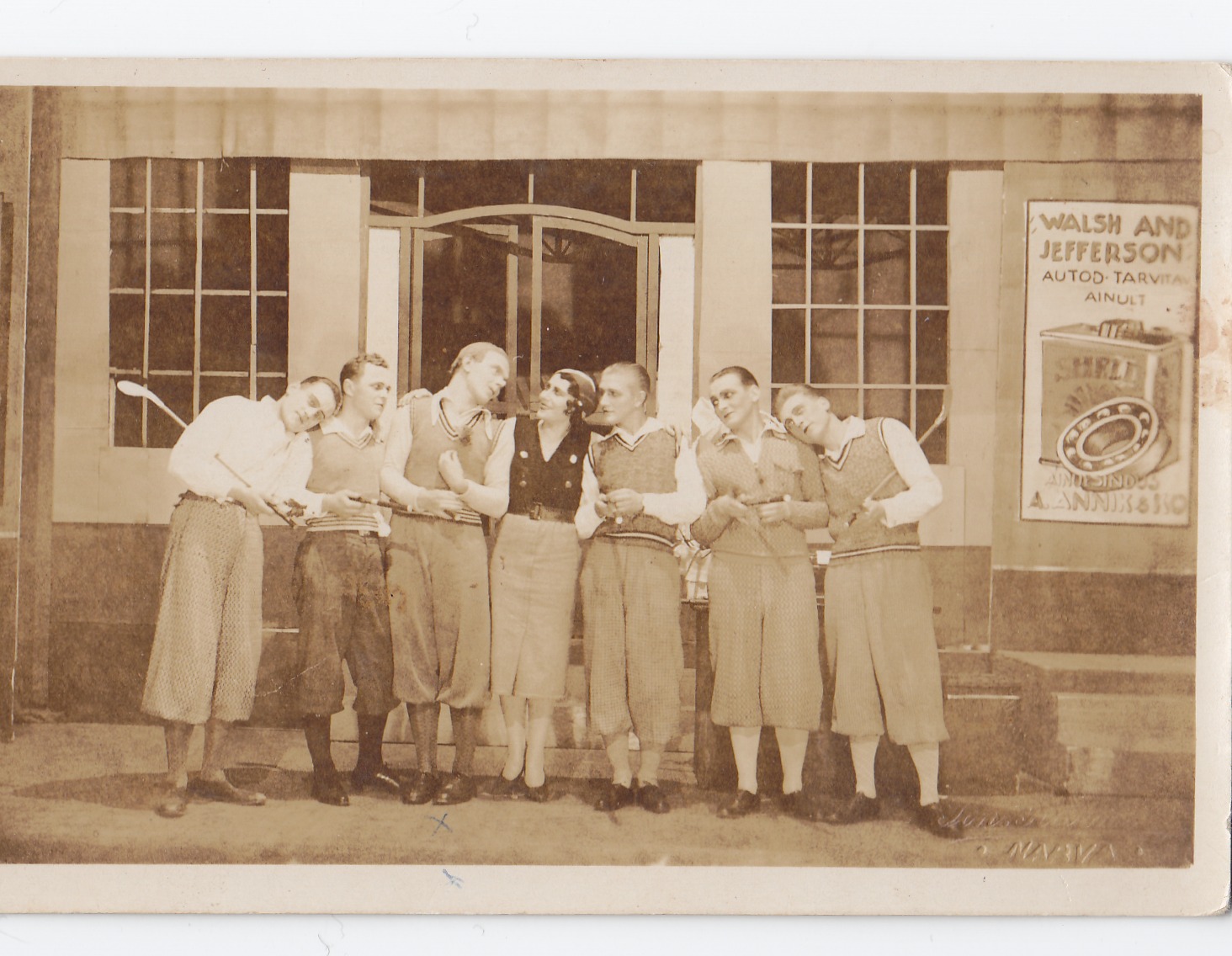 Stseen lavastusest „Madame Flirt“. 1933. Foto Narva Muuseumi kogust